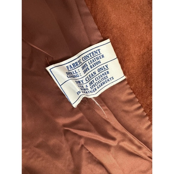 VTG Suede Dress and Cape by Lilli Ann San Francisco, Sz: 6-8 Boho Festival 70s - Picture 7 of 10